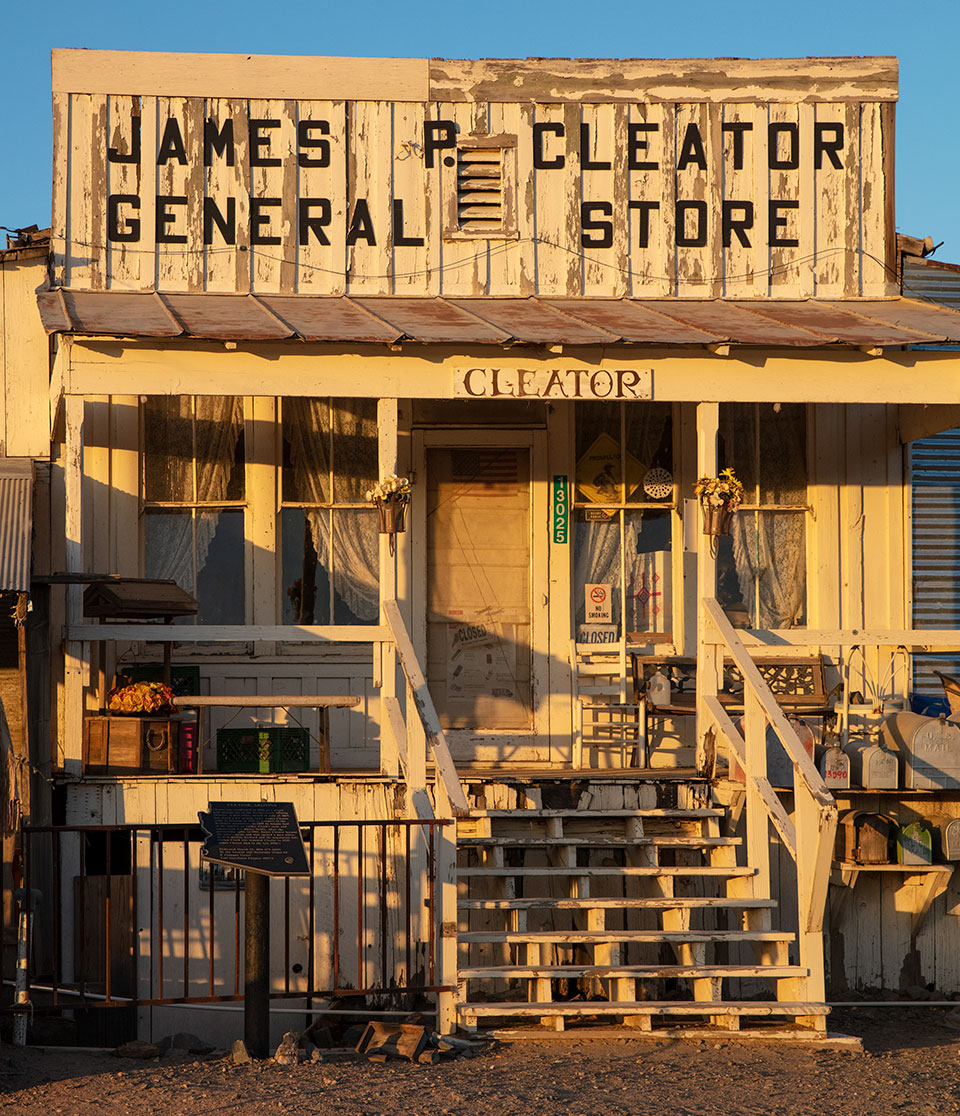 A general store is one of the historic structures still standing in Cleator. By John Burcham