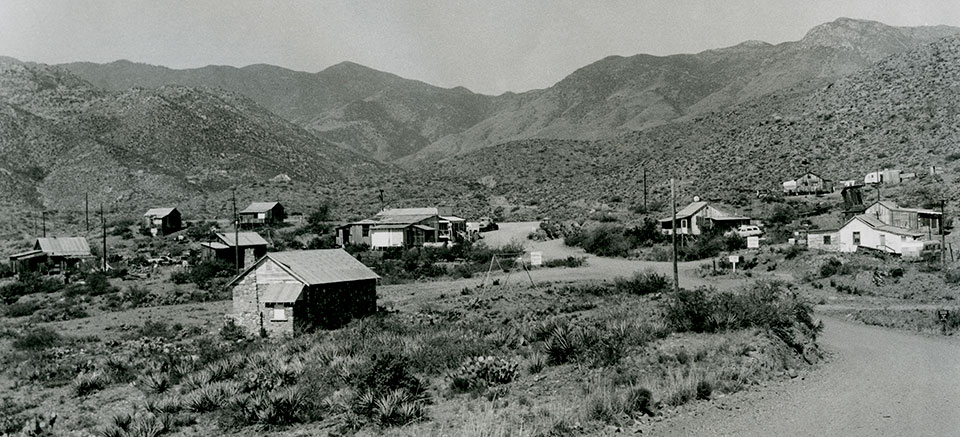 Cleator is shown in the 1960s, decades after its mines closed. Sharlot Hall Museum