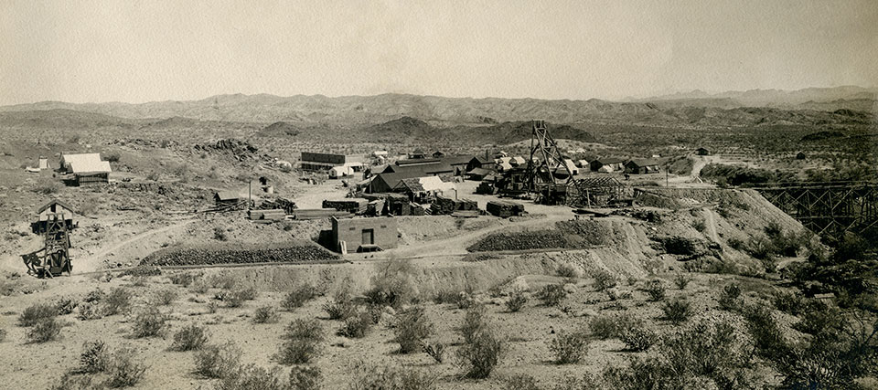 The town is pictured around 1910, during its most prosperous period. | Sharlot Hall Museum