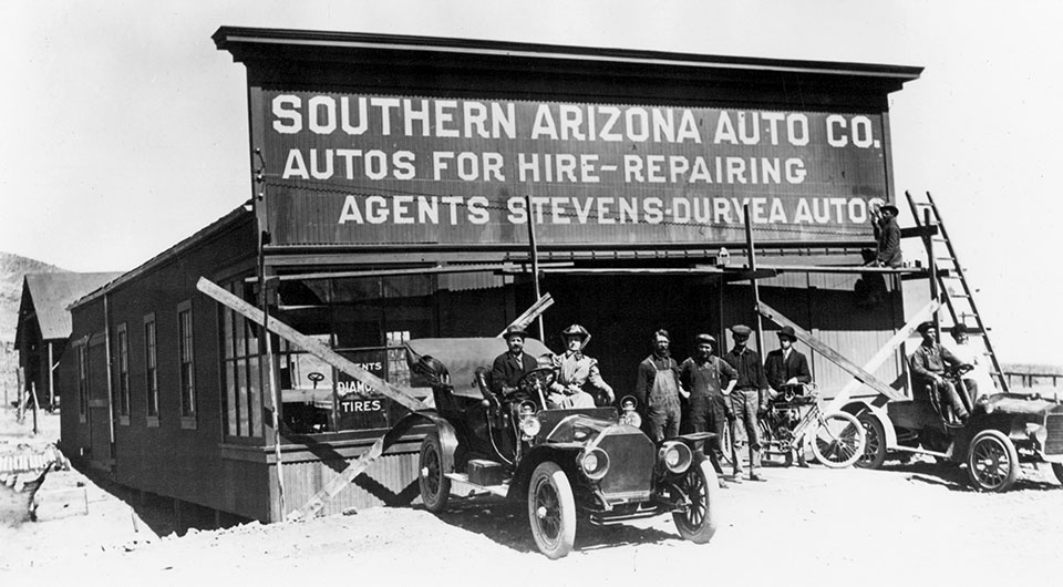 Courtland was a thriving community in the early 1900s, when this photo was made. By Arizona Historical Society