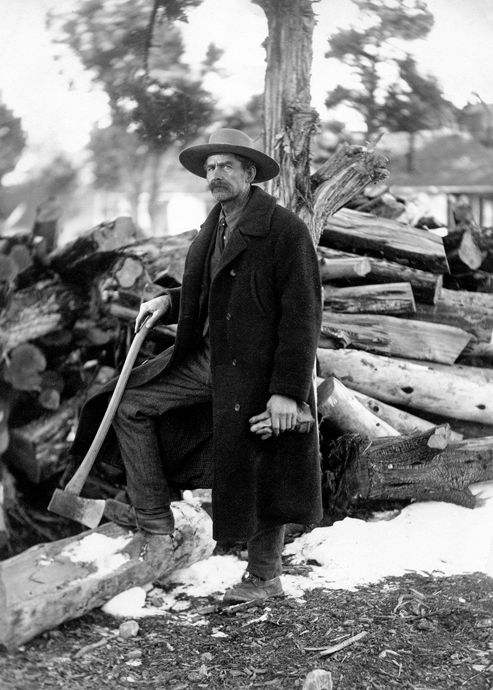 Miner Pete Berry, pictured in a portrait by Canyon photographers Emory and Ellsworth Kolb, built and operated the Grandview Hotel before selling it to Hearst. | NATIONAL PARK SERVICE