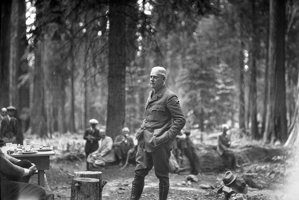 Stephen Mather, pictured in the mid-1920s, was the first director of the National Park Service and clashed with Hearst over the mogul’s plans for the Grandview area. | National Park Service