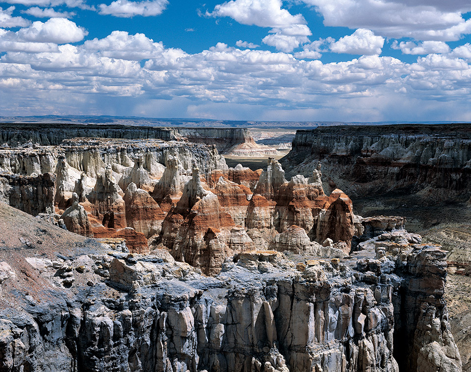 One of Jacka’s favorite Arizona spots was Coal Mine Canyon, southeast of Tuba City on the Navajo Nation. “Each time I take a photograph, I feel as though I am capturing a moment in time,” he wrote. “Each is a ‘happening’ that can never be duplicated.”