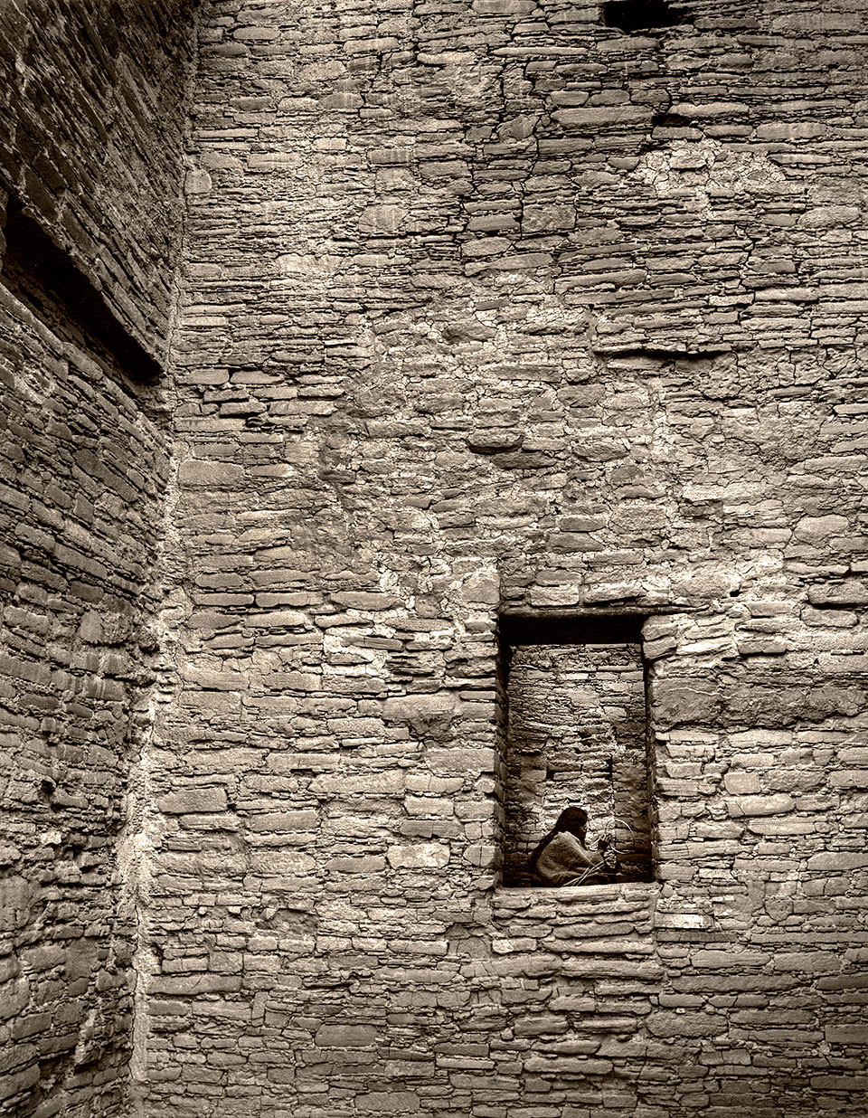 Also at Canyon de Chelly, Jacka made this shot of a young Navajo woman framed by the walls of White House Ruin. “What I attempted to do here,” he said, “was, first of all, show the magnificent architecture, but, second of all, to make a person look through this window and say, ‘You know what, people really were living here.’ ”