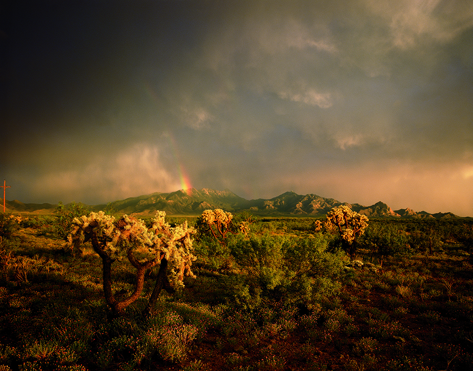 A storm envelops the Santa Rita Mountains south of Tucson, where Mount Wrightson rises to 9,453 feet. | David Muench