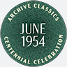 Centennial Celebration Archive Classic from June 1954