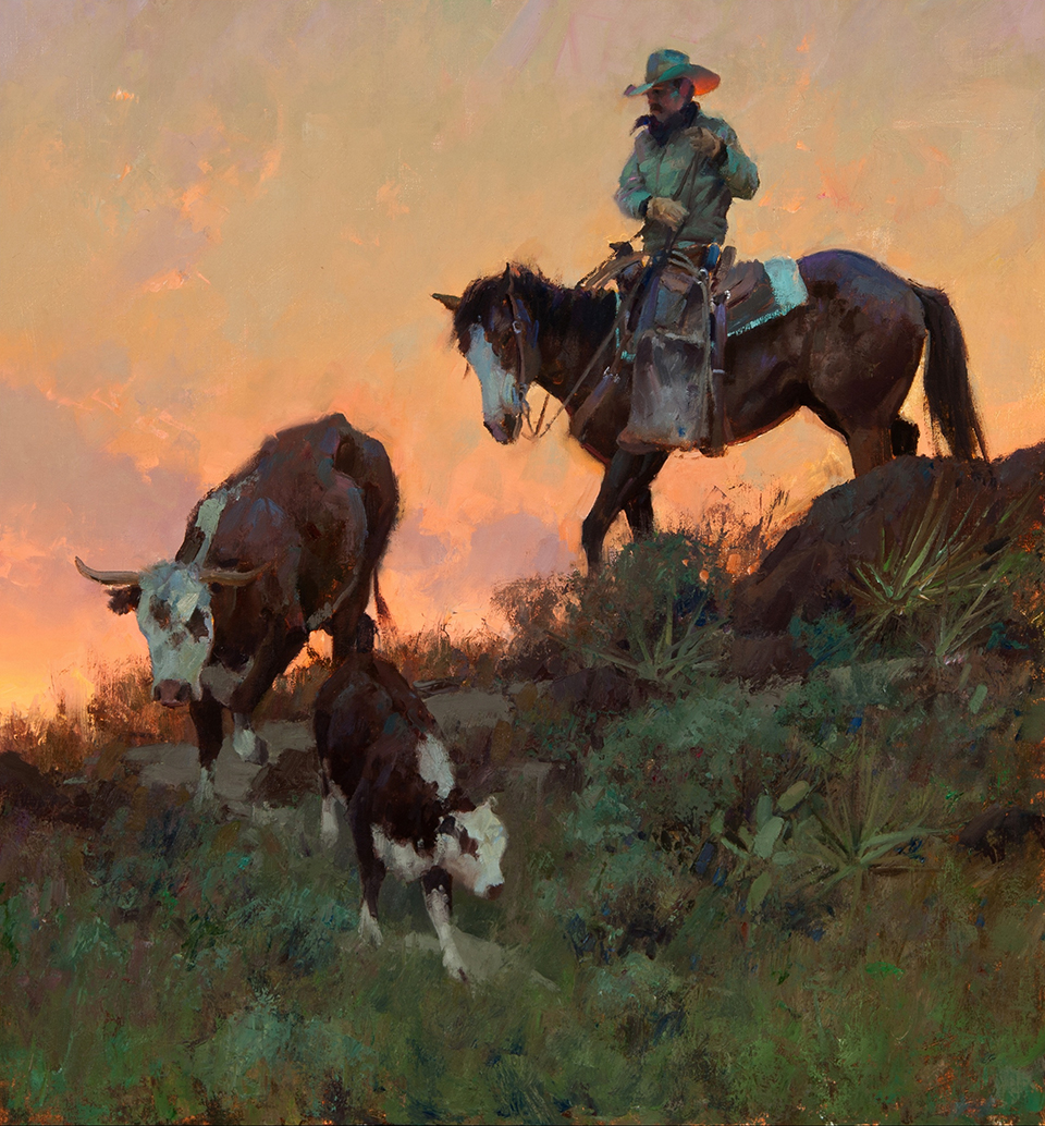 A New Day Dawns, Oil on Linen, 30 x 28" by Bill Anton