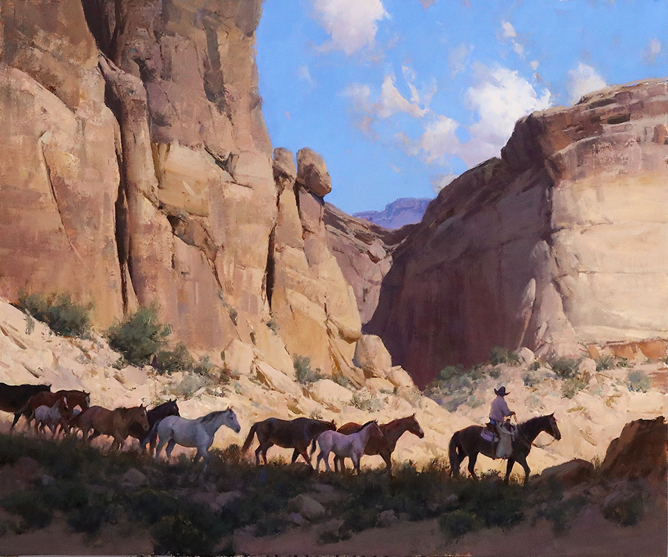 Passing Shadows, Oil on Linen, 40 x 48" by Bill Anton