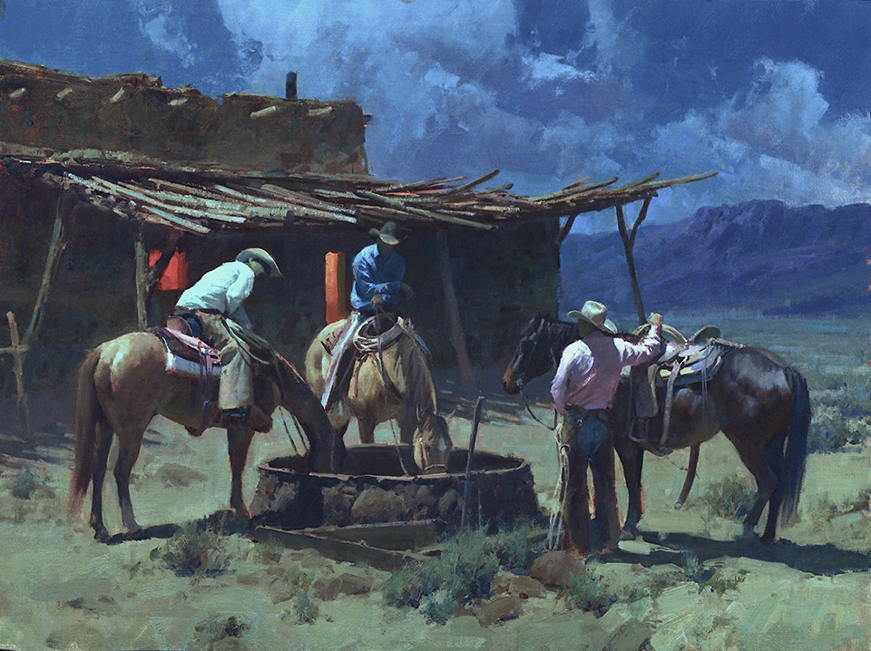 Be It Ever So Humble Oil on Linen, 30 x 40" by Bill Anton