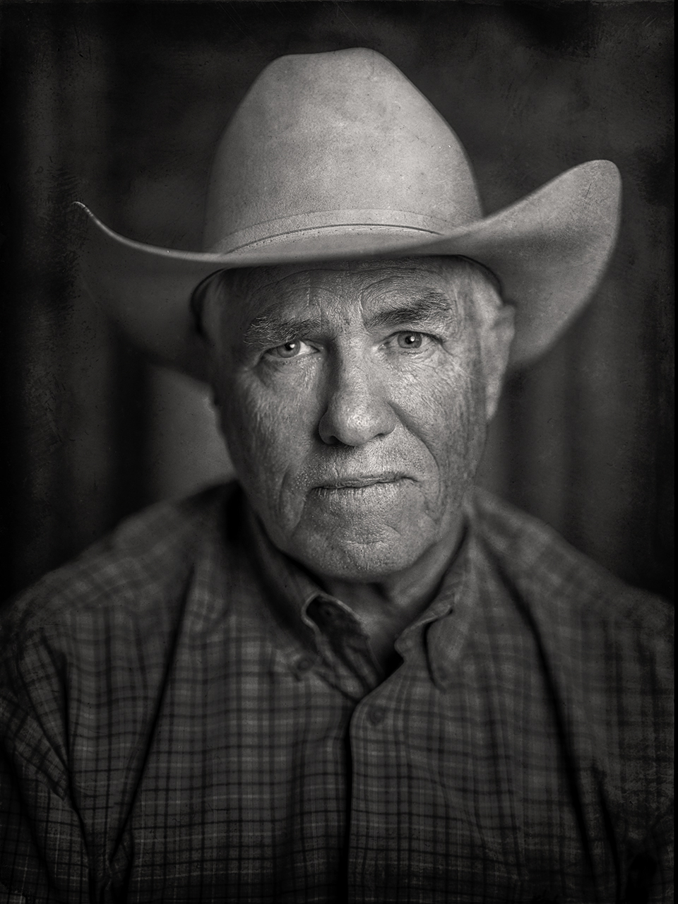 Black and white portrait of Bill Anton by Joel Grimes