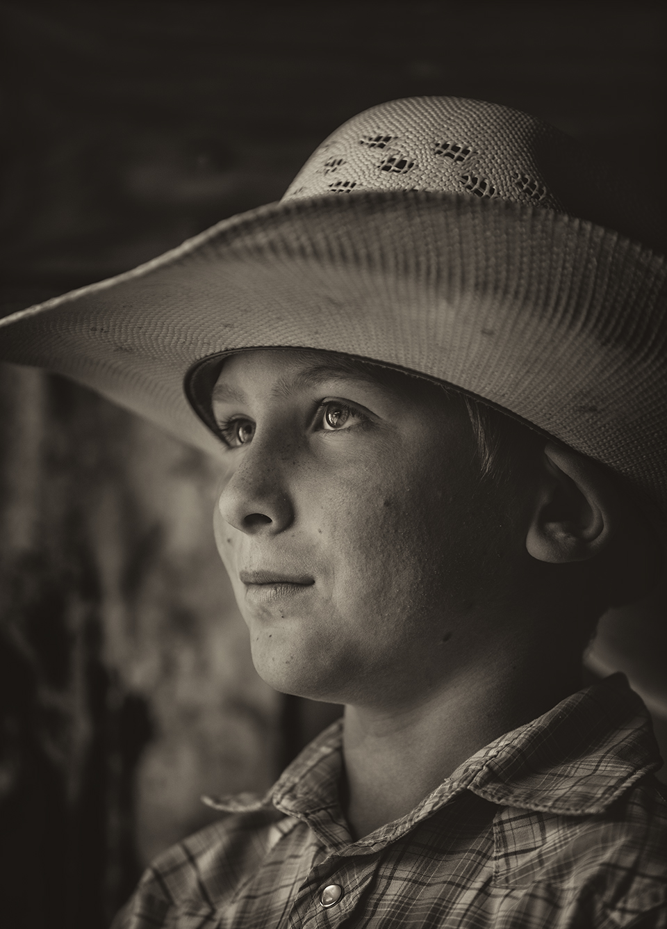 Michael Cordrey, affectionately called “Brother” by his relatives, is another member of a ranching family. By Scott Baxter