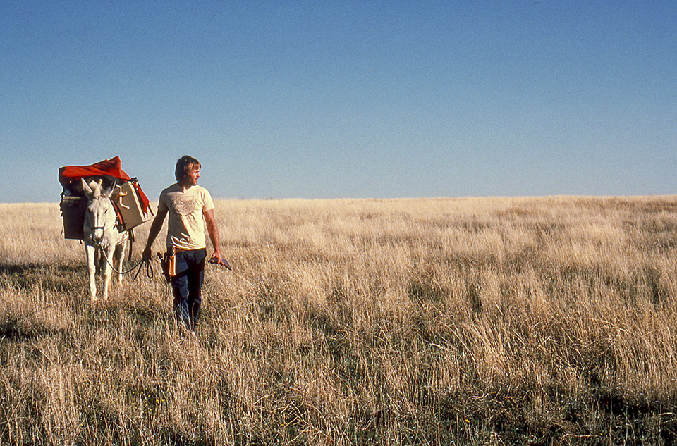 Gil leads Grandma through the grasslands of the San Bernardino Valley in Southeastern Arizona. “We had a 20-gauge shotgun and two pistols at the ready,” Gil says, given that the area was a known smuggling corridor.