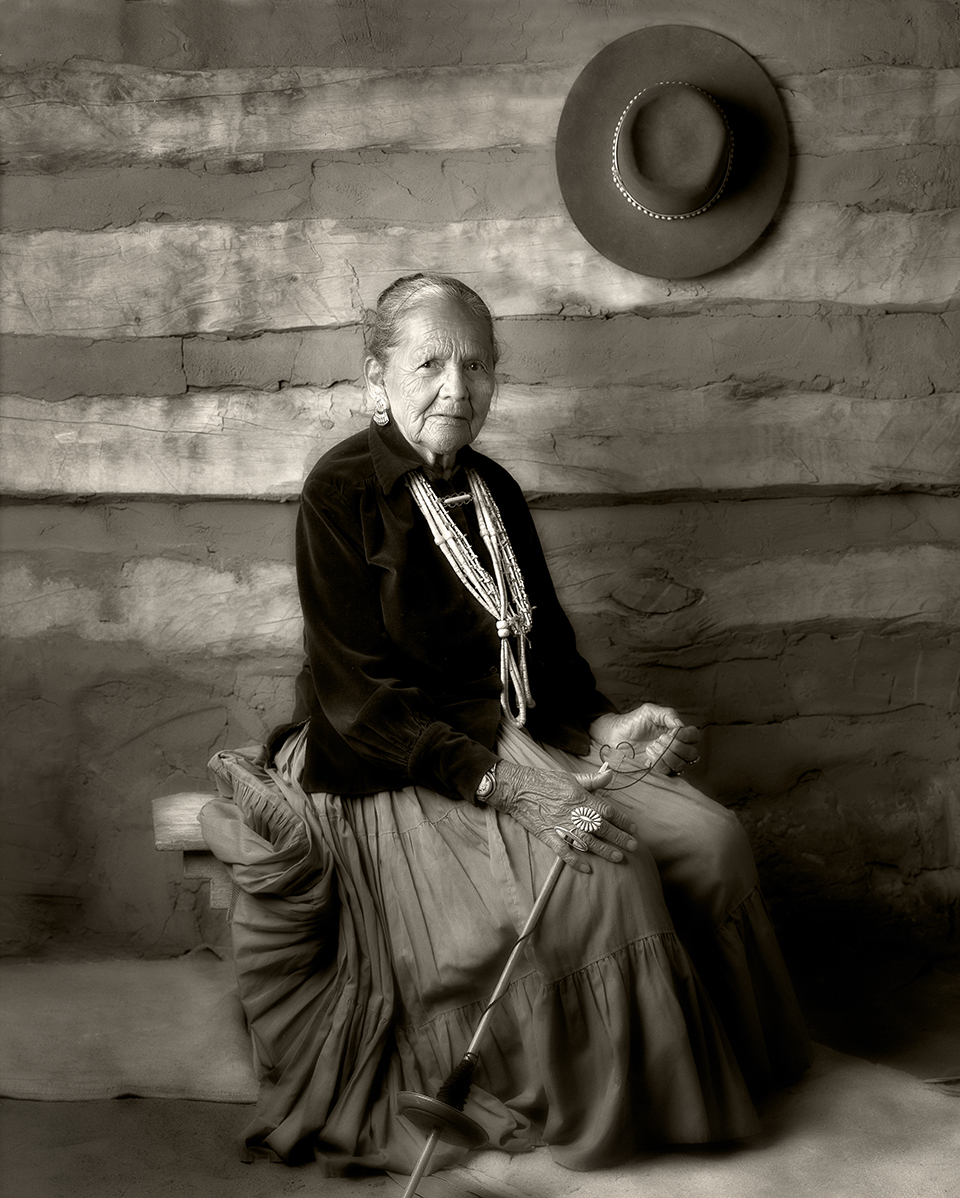 “This was one of the first portaits I photographed over the two years I spent in the field for Navajo: Portrait of a Nation. Rose welcomed me into her home with open arms.”